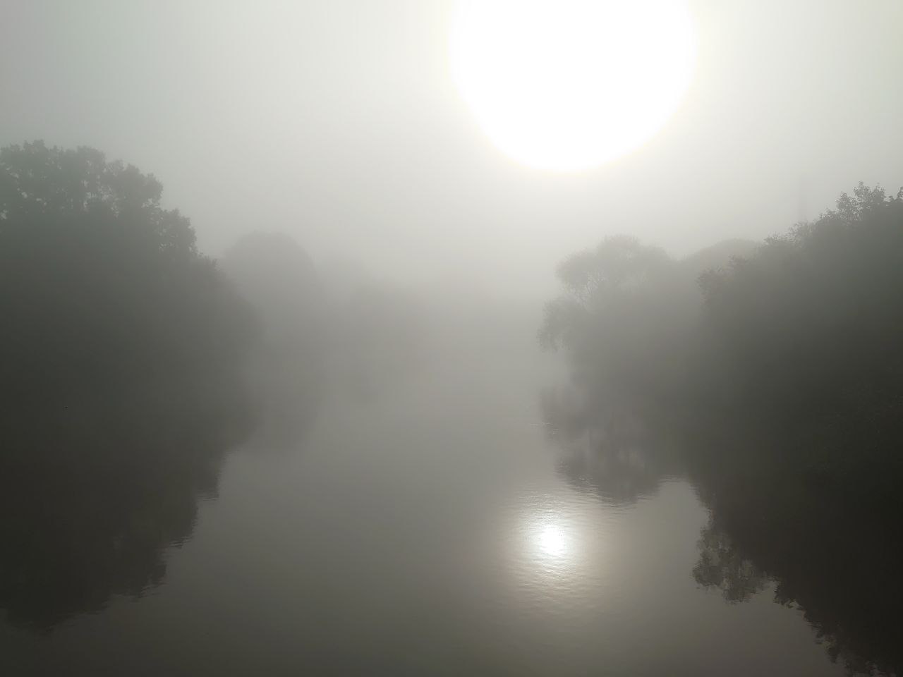 Die Leine bei Limmer (Hannover)